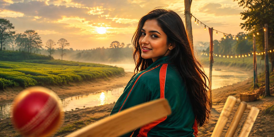 বগুড়ার চা বাগানে ক্রিকেট বেটিং আড্ডার দৃশ্য